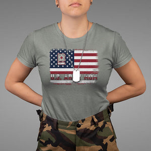 Mother's Day T Shirt U.S Army Mom American Flag Veteran TS09 Military Green Printyourwear