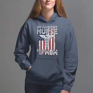 My Favorite Nurse Calls Me Mom Mother's Day Hoodie TS09 Navy Printyourwear