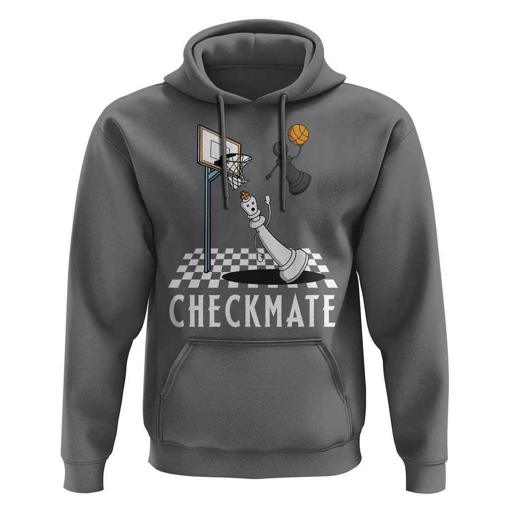Funny Checkmate Chess Basketball Player Hoodie TS09 Charcoal Print Your Wear