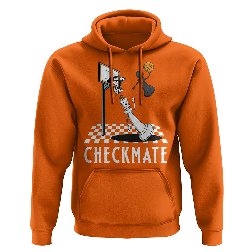 Funny Checkmate Chess Basketball Player Hoodie TS09 Orange Print Your Wear