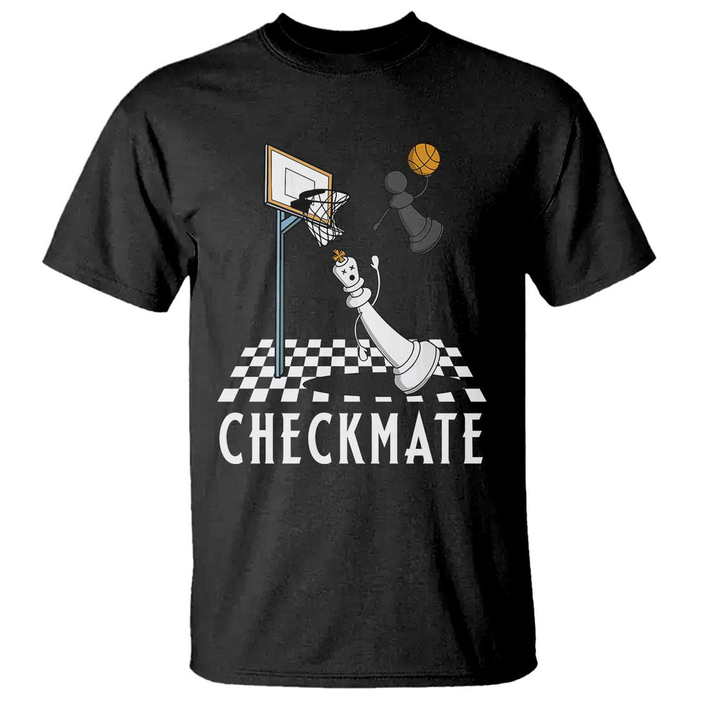 Funny Checkmate Chess Basketball Player T Shirt TS09 Black Print Your Wear