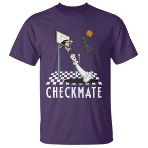 Funny Checkmate Chess Basketball Player T Shirt TS09 Purple Print Your Wear