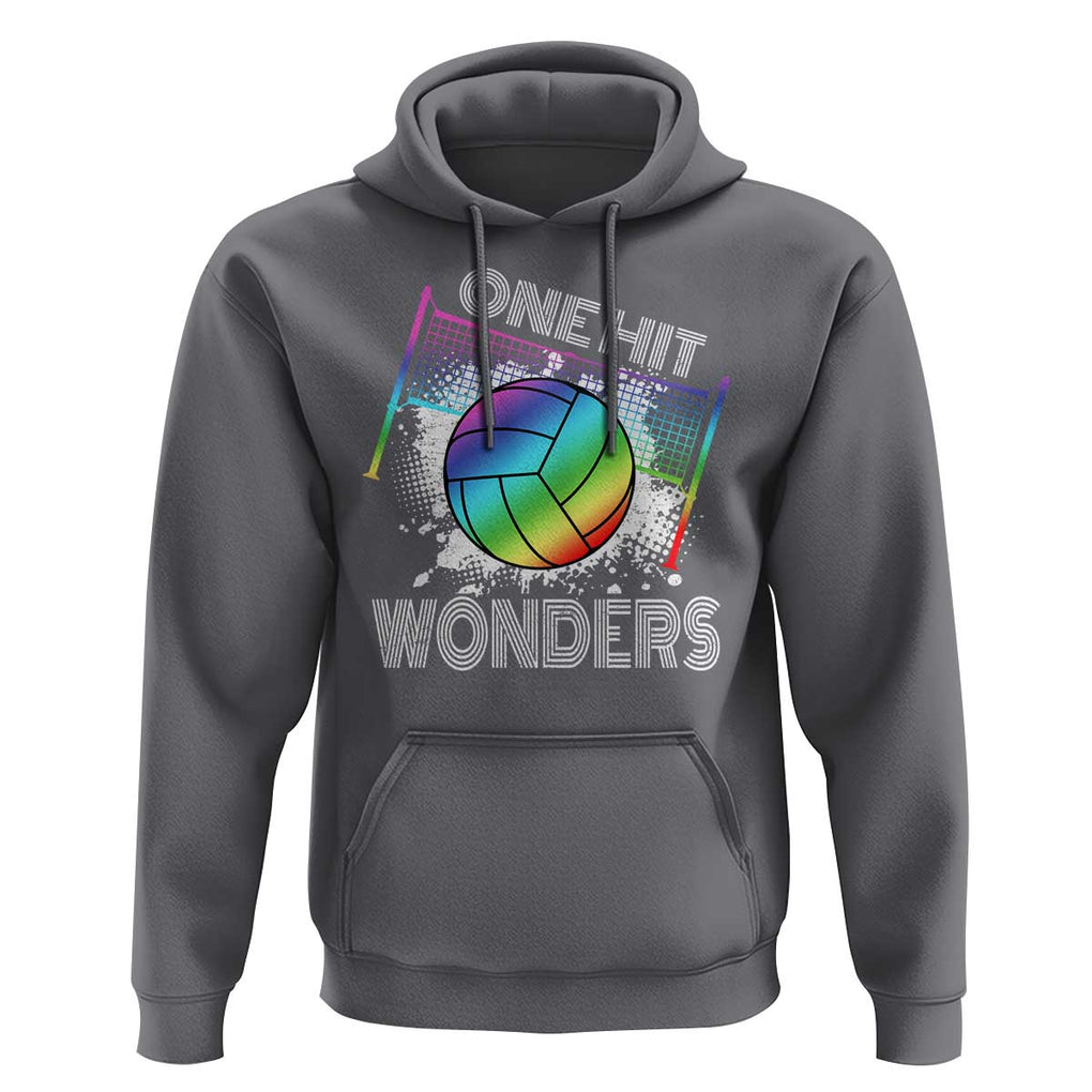 Volleyball One Hit Wonders Hoodie TS09 Charcoal Print Your Wear