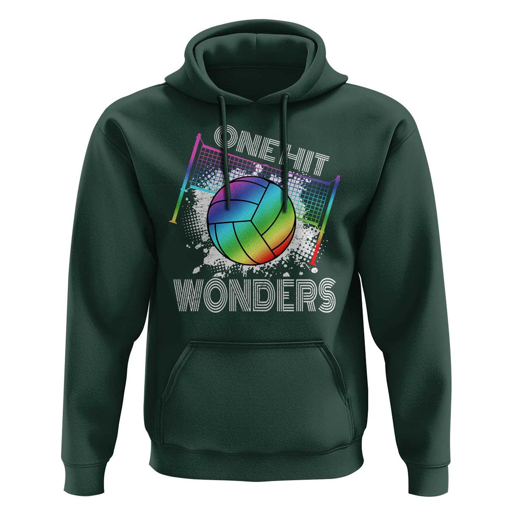 Volleyball One Hit Wonders Hoodie TS09 Dark Forest Green Print Your Wear