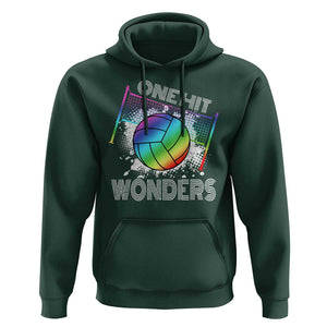 Volleyball One Hit Wonders Hoodie TS09 Dark Forest Green Print Your Wear