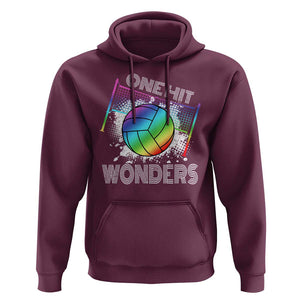 Volleyball One Hit Wonders Hoodie TS09 Maroon Print Your Wear