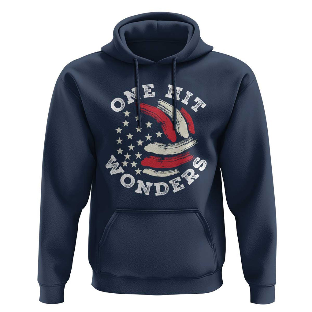 US Volleyball Hoodie One Hit Wonders American Flag Sport Lover TS09 Navy Print Your Wear