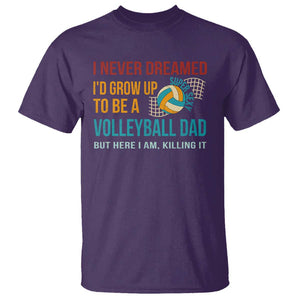 Funny I Never Dreamed I'd Grow Up To Be Sexy Volleyball Dad T Shirt TS09 Purple Print Your Wear
