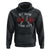 Baseball Hoodie Hit Hard Run Fast Turn Left TS09 Black Print Your Wear