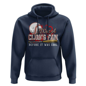 Funny Baseball Supporter Hoodie I Was A Cub's Fan Before It Was Cool TS09 Navy Print Your Wear