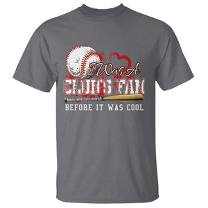 Funny Baseball Supporter T Shirt I Was A Cub's Fan Before It Was Cool TS09 Charcoal Print Your Wear