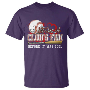 Funny Baseball Supporter T Shirt I Was A Cub's Fan Before It Was Cool TS09 Purple Print Your Wear