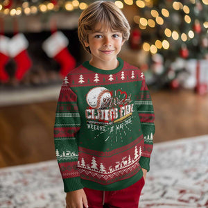 Funny Baseball Supporter Ugly Christmas Sweater I Was A Cub's Fan Before It Was Cool TS09 Christmas Print Your Wear