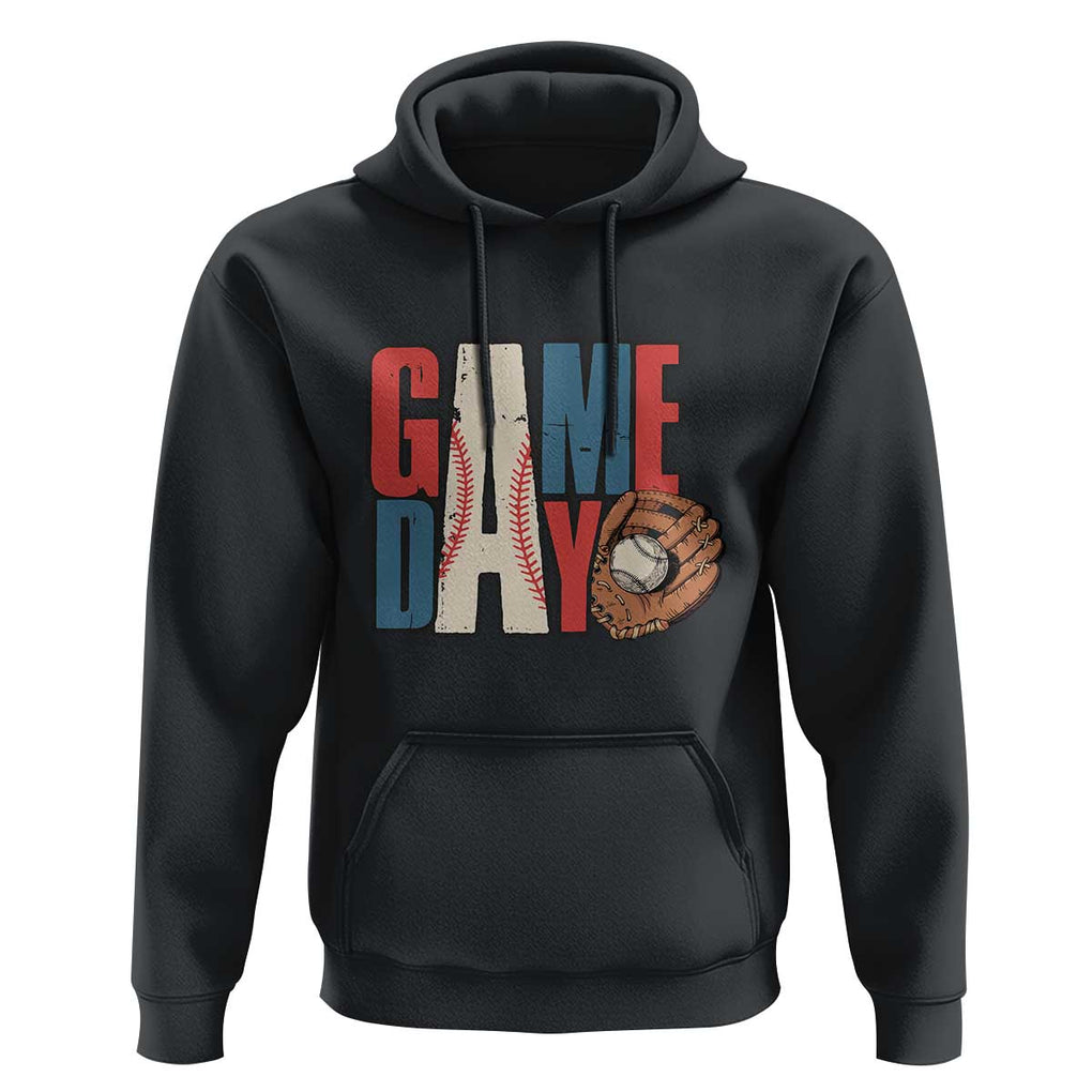 Baseball Game Day Hoodie TS09 Black Print Your Wear