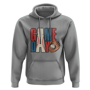 Baseball Game Day Hoodie TS09 Sport Gray Print Your Wear