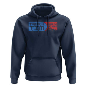 Tampon Tim Hoodie Stops The Red Wave Harris Walz 2024 TS09 Navy Print Your Wear