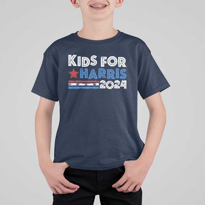 Kids For Harris T Shirt For Kid Kamala Support US President 2024 TS09 Navy Print Your Wear