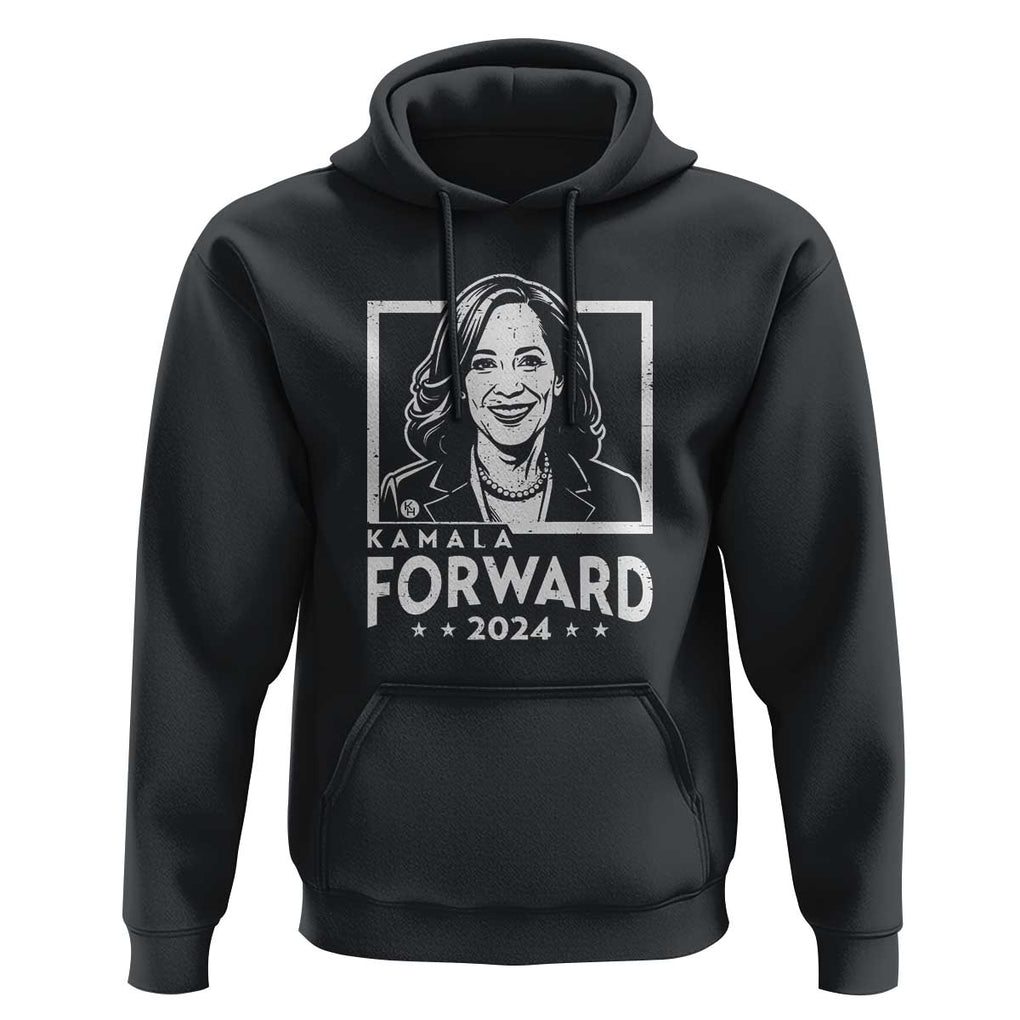 Kamala Forward 2024 Hoodie Harris Support Madam President TS09 Black Print Your Wear