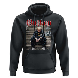 Funny Trump Outlaw 2024 Hoodie TS09 Black Print Your Wear