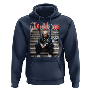 Funny Trump Outlaw 2024 Hoodie TS09 Navy Print Your Wear