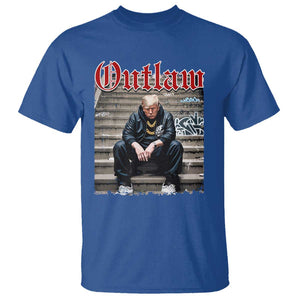 Funny Trump Outlaw 2024 T Shirt TS09 Royal Blue Print Your Wear
