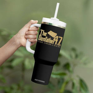 Trump 47 Tumbler With Handle The Donfather Take America Back US President TS09 Print Your Wear