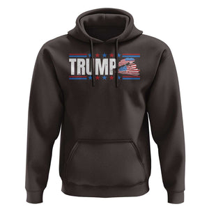 Trump Train 2024 Hoodie US President 2024 Supporter TS09 Dark Chocolate Print Your Wear