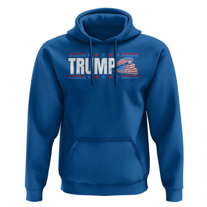 Trump Train 2024 Hoodie US President 2024 Supporter TS09 Royal Blue Print Your Wear