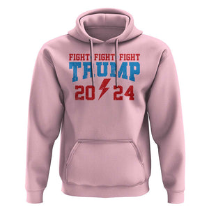 Trump Fighting Fight For America 2024 Hoodie TS09 Light Pink Print Your Wear