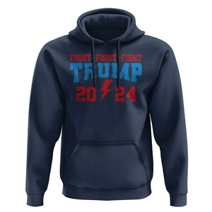 Trump Fighting Fight For America 2024 Hoodie TS09 Navy Print Your Wear