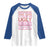 Funny Christmas Raglan Shirt Too Cute To Wear An Ugly Sweater TS09 White Royal Print Your Wear
