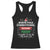 Funny Christmas Family Matching Racerback Tank Top North Pole Correctional Perjury TS09 Black Print Your Wear