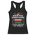 Funny Christmas Family Matching Racerback Tank Top North Pole Correctional Trespassing TS09 Black Print Your Wear