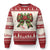 Funny Christmas Bow Present Costume Ugly Christmas Sweater TS09 Red Print Your Wear