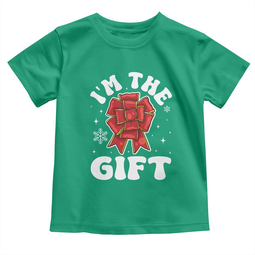 Funny Christmas Present Costume Baby Shirt I Am The Gift TS09 Irish Green Print Your Wear