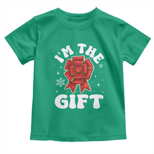 Funny Christmas Present Costume Baby Shirt I Am The Gift TS09 Irish Green Print Your Wear