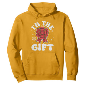 Funny Christmas Present Costume Hoodie I Am The Gift TS09 Gold Print Your Wear