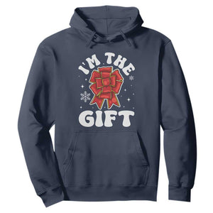 Funny Christmas Present Costume Hoodie I Am The Gift TS09 Navy Print Your Wear