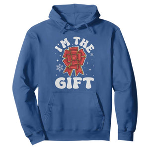 Funny Christmas Present Costume Hoodie I Am The Gift TS09 Royal Blue Print Your Wear