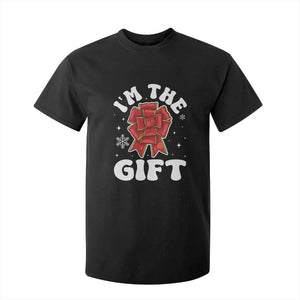 Funny Christmas Present Costume T Shirt For Kid I Am The Gift TS09 Black Print Your Wear