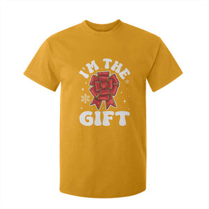 Funny Christmas Present Costume T Shirt For Kid I Am The Gift TS09 Gold Print Your Wear