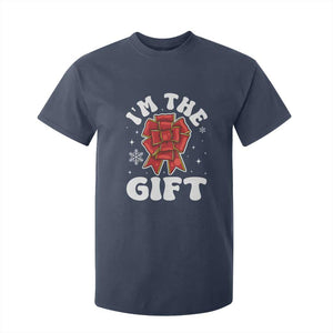 Funny Christmas Present Costume T Shirt For Kid I Am The Gift TS09 Navy Print Your Wear