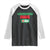 Funny Christmas Mode On Raglan Shirt TS09 Black White Print Your Wear