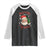 Funny Christmas Raglan Shirt Nothing For You Whore Santa Middle Finger TS09 Black White Print Your Wear