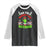 Funny Christmas Raglan Shirt On The List Of Naughty And I Regret Nothing TS09 Black White Print Your Wear