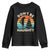 Funny Xmas Youth Sweatshirt Don't Be Naughty Dog Peeing Christmas Tree TS09 Black Print Your Wear