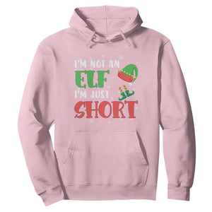 Funny Christmas Hoodie Im Not An Elf Just Short TS09 Light Pink Print Your Wear