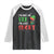 Funny Christmas Raglan Shirt Im Not An Elf Just Short TS09 Black White Print Your Wear