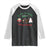 Funny Christmas Raglan Shirt Wishing You Nothing Butt A Merry Christmas TS09 Black White Print Your Wear