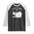 Funny Christmas Snowman Raglan Shirt I Am Sexy And I Snow It TS09 Black White Print Your Wear